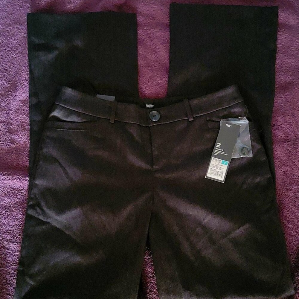 Massimo Women's Charcoal Slacks - NEVER WORN - Size 2